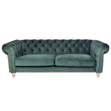 Victoria Chesterfield 3 Seater Velvet Sofa