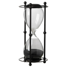 Black Metal Hourglass