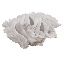 White Coral Polyresin Ornament