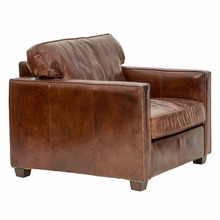 Peyton Cowhide Leather Armchair