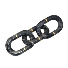 Grey Marble Chain Ornament