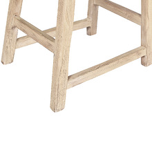 Pachoca Rectangular Recycled Elm Wood Stool