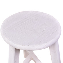 Pachoca Round Recycled Elm Wood Stool