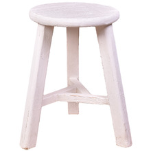 Pachoca Round Recycled Elm Wood Stool