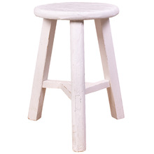 Pachoca Round Recycled Elm Wood Stool