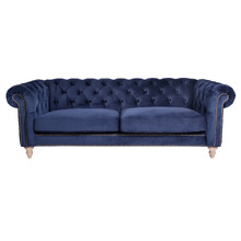 Victoria Chesterfield 3 Seater Velvet Sofa
