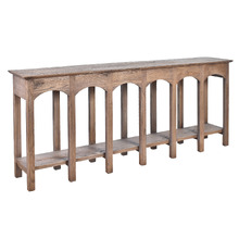 Therese Reclaimed Elm Wood Console Table