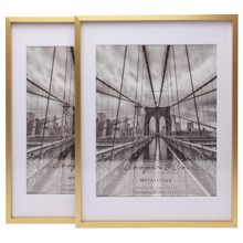 Matte Premium Metallicus 8 x 10" Metal Photo Frames (Set of 2)