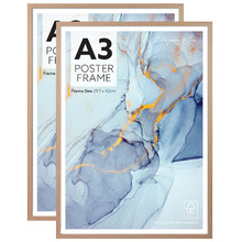 Natural Poster Frames (Set of 2)