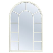 Arched Vault Iron Mirror