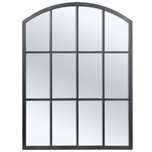 Arched Marais Iron Mirror