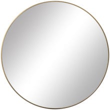 Linda Round Stainless Steel Wall Mirror