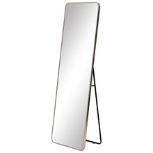 Elle Rectangular Stainless Steel Standing Mirror