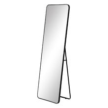 Elle Rectangular Stainless Steel Standing Mirror