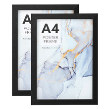 Black Kyra Poster Frames (Set of 2)
