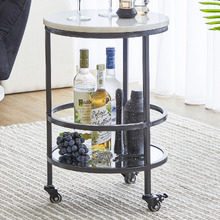 Saphirra Marble Bar Cart