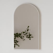 80cm Zane Arched Aluminium Wall Mirror