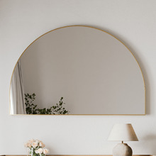 Riley Arched Aluminium Mirror