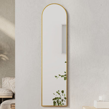 Cade Arched Aluminium Wall Mirror