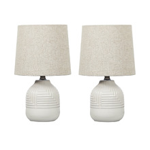 Maze Stoneware Table Lamps (Set of 2)