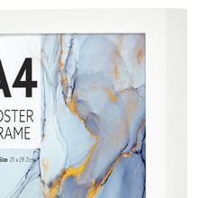 White Kyra Poster Frames (Set of 2)