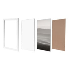 White Kyra Poster Frames (Set of 2)