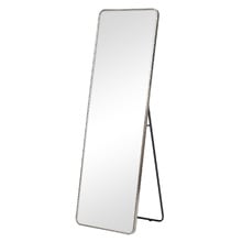 Elle Rectangular Stainless Steel Standing Mirror