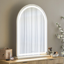Genevieve Arched LED Mirror with USB