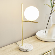 Zuri Iron Opal Glass Table Lamp