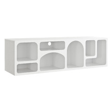 160cm White Mykonos Sculptural TV Unit