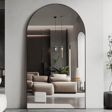 Astoria Arched Aluminium Full Length Mirror