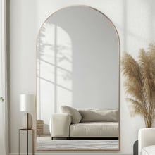Astoria Arched Aluminium Full Length Mirror
