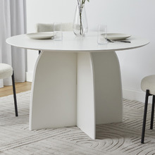 4 Seater White Anya Dining Table
