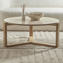 Arthur Travertine Coffee Table