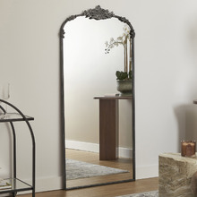 Dennard Arched Iron Wall Mirror