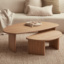 2 Piece Fallyn Pebble Nesting Coffee Table Set