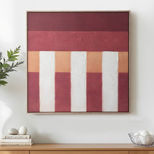 Terracotta Columns Framed Canvas Wall Art