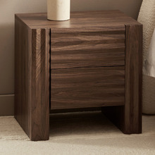 Linden 2 Drawer Bedside Table