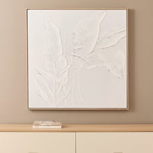 Abstract Botanical Framed Canvas Wall Art