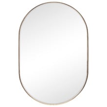 90cm Nova Oval Aluminium Wall Mirror
