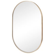 90cm Nova Oval Aluminium Wall Mirror