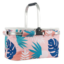 Blush Palm Market Cooler Bag