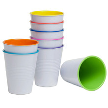 8 Piece Assorted Retro 275ml Melamine Tumbler Set