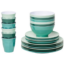 24 Piece Harmony Classic Pro Melamine Dinner Set