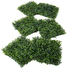 Faux Boxwood Mats (Set of 6)