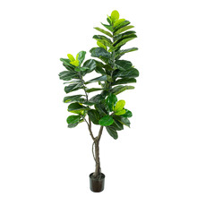 Potted Faux Fiddle Leaf Fig Tree