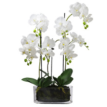 70cm Potted Faux Orchid Plant