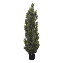 151cm Potted Faux Cypress Pine Tree