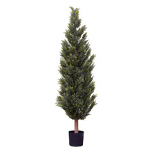 181cm Potted Faux Cypress Pine Tree