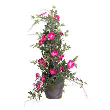 78cm Beauty Potted Faux Climbing Morning Glory